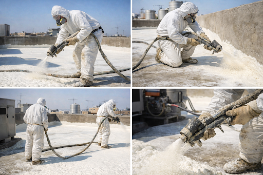 شركة نسمة المعمار للعوازل الاسطح المائي والحراري 